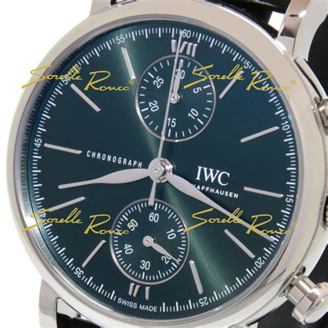 cinturino iwc in tela verde